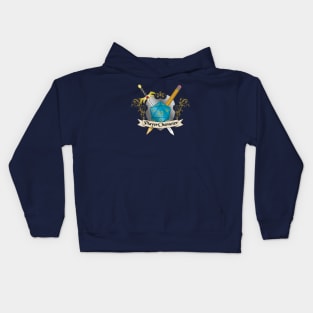 Player Character Crest Kids Hoodie